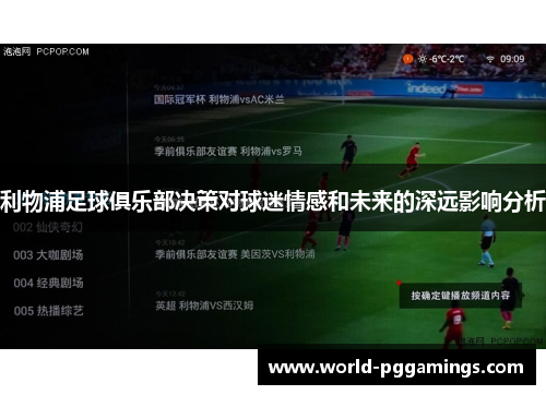 利物浦足球俱乐部决策对球迷情感和未来的深远影响分析