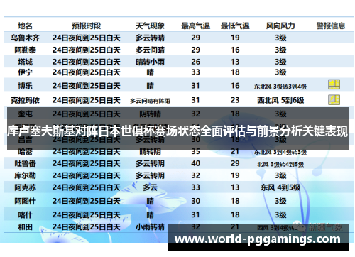 库卢塞夫斯基对阵日本世俱杯赛场状态全面评估与前景分析关键表现